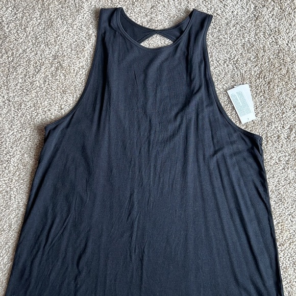 American Eagle work out tank top shirt sleeveless twist tie back size large - Picture 2 of 7